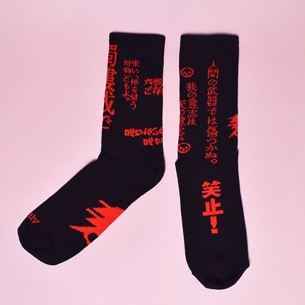 ＜DOKURO77＞天魔の靴下(天魔の靴下〈赤〉(25～28cm))